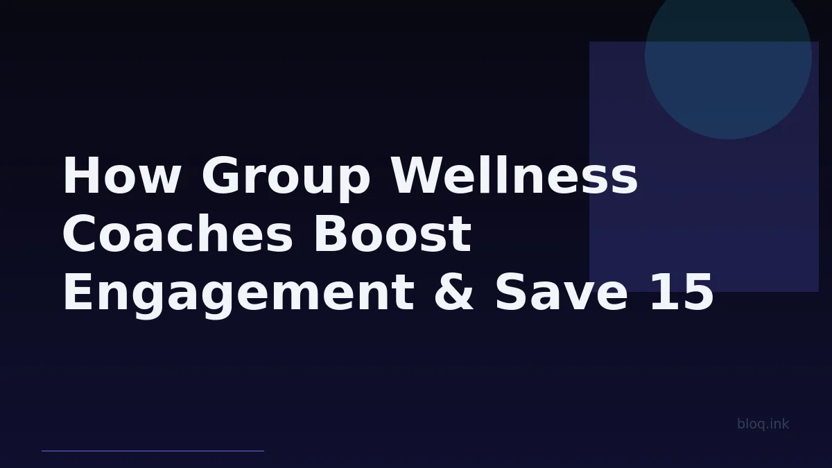 How Group Wellness Coaches Boost Engagement & Save 15 Hours Weekly with Wellioai's AI Progress Tracking